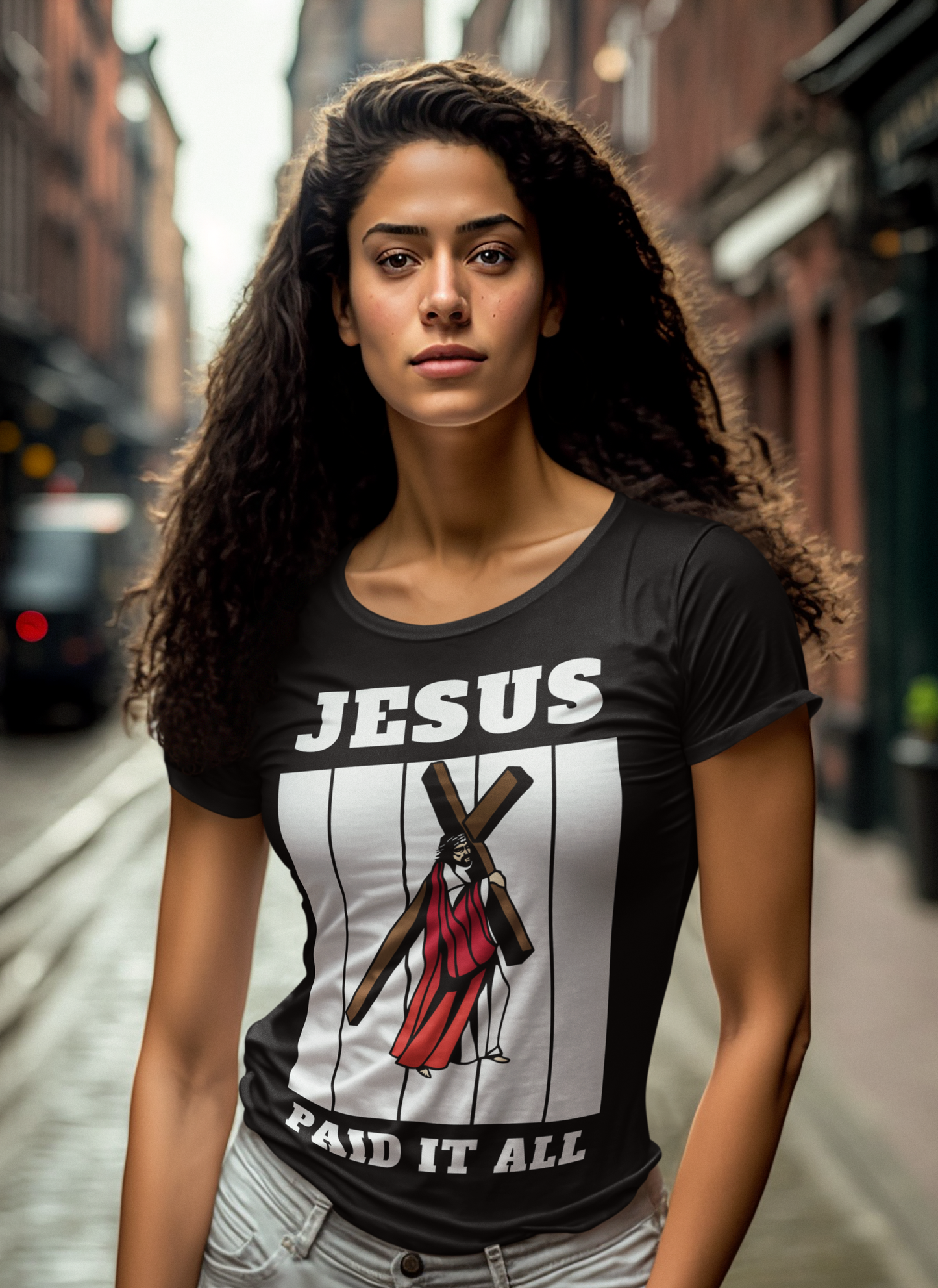 Jesus Paid It All- Faith Inspired – Comfort Tee