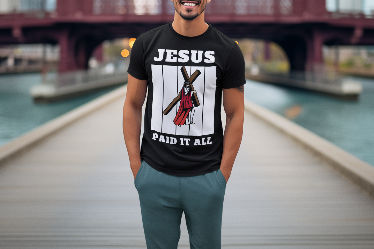 Jesus Paid It All- Faith Inspired – Comfort Tee