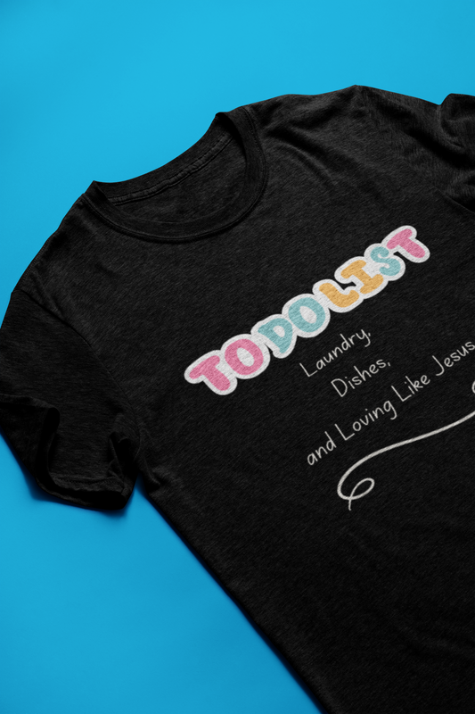 Fun To Do List Unisex Tee, Casual Cotton T-Shirt, Gift Idea for Students, Minimalist Clothing, Everyday Wear, Cute Graphic Shirt