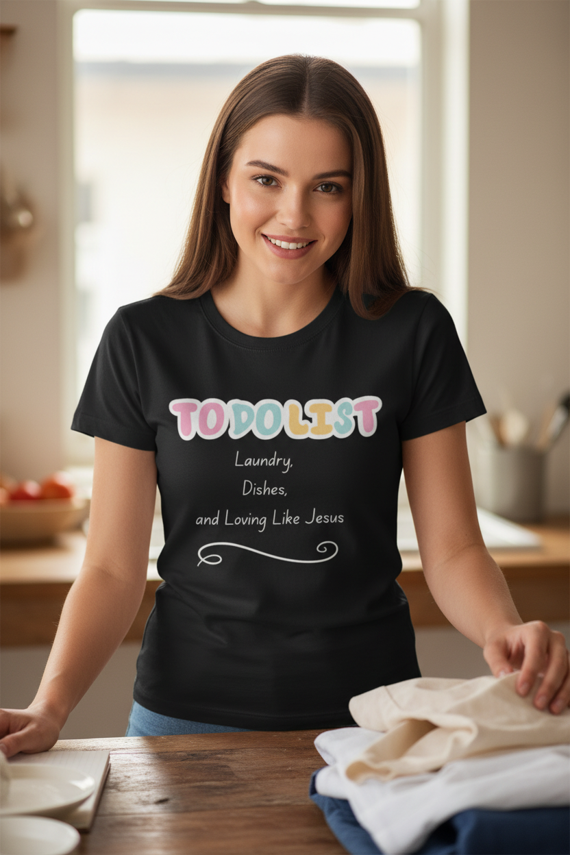 Fun To Do List Unisex Tee, Casual Cotton T-Shirt, Gift Idea for Students, Minimalist Clothing, Everyday Wear, Cute Graphic Shirt