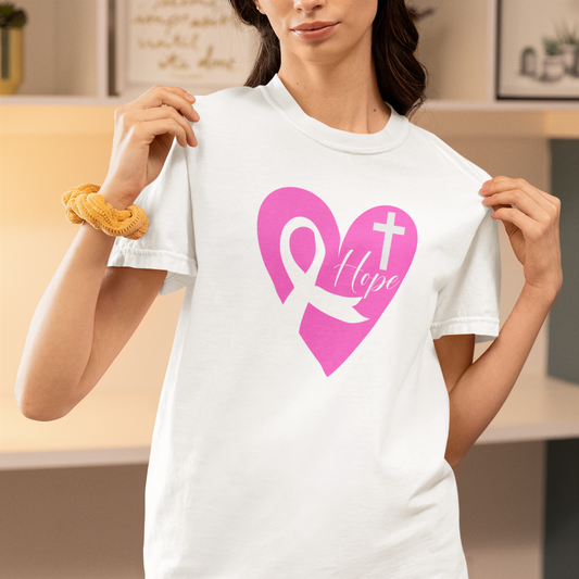 Hope Heart healing in Jesus - Faith & Empowerment Shirt for Cancer Awareness, Gift for Loved Ones, Inspirational Quote T-Shirt, Support & [...]