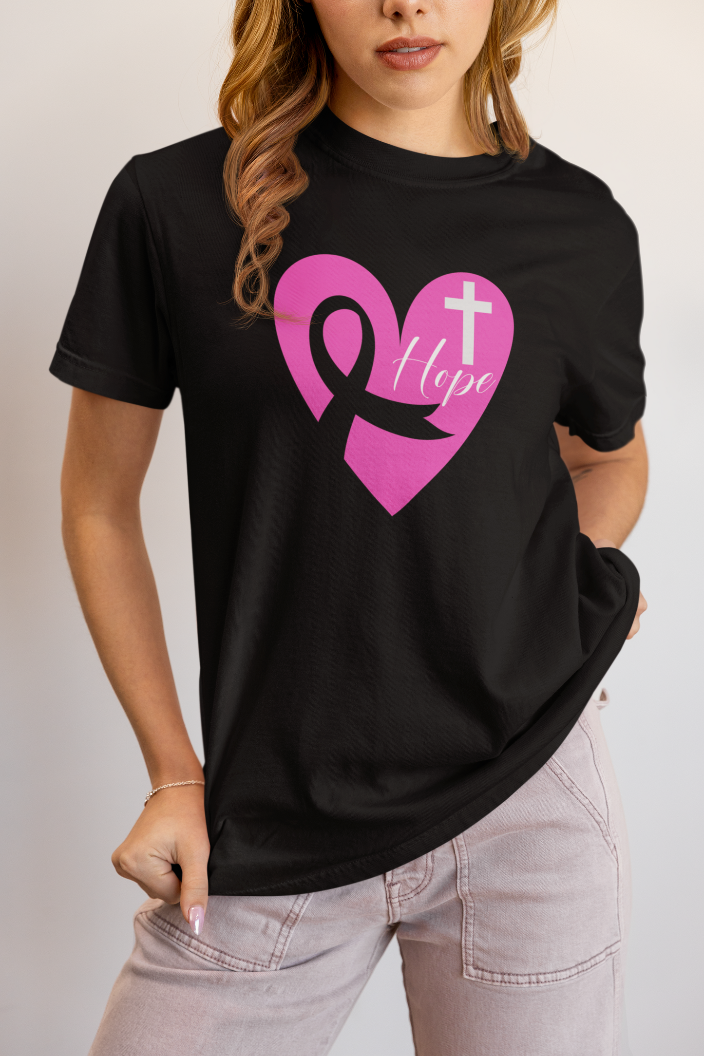 Hope Heart healing in Jesus - Faith & Empowerment Shirt for Cancer Awareness, Gift for Loved Ones, Inspirational Quote T-Shirt, Support & [...]