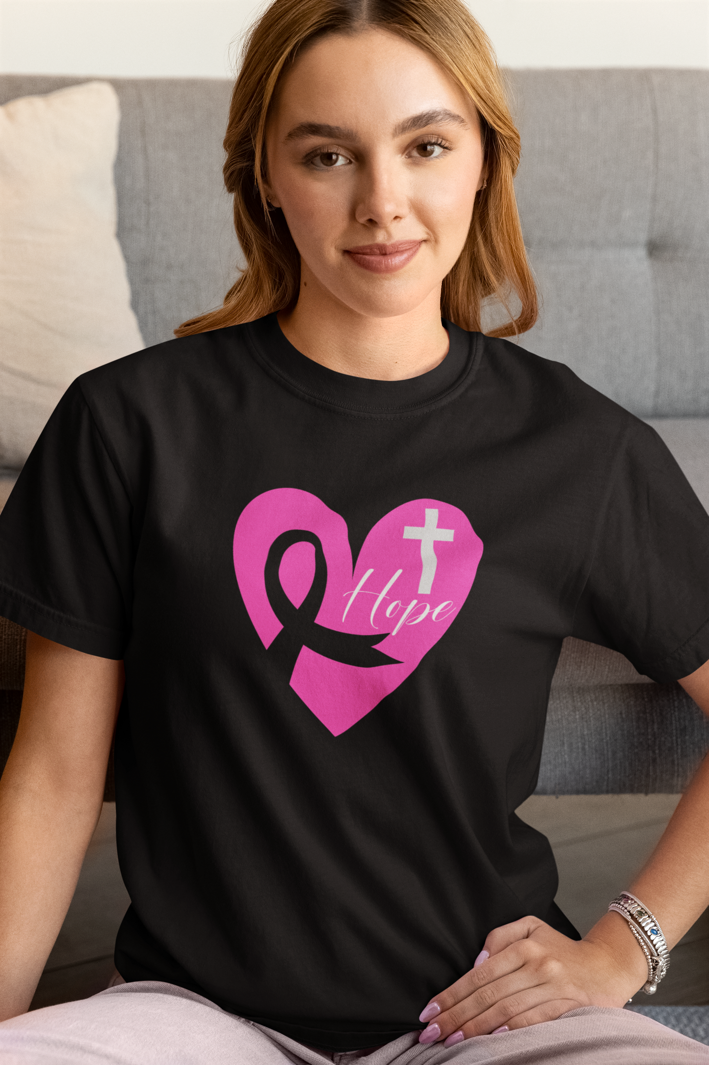 Hope Heart healing in Jesus - Faith & Empowerment Shirt for Cancer Awareness, Gift for Loved Ones, Inspirational Quote T-Shirt, Support & [...]