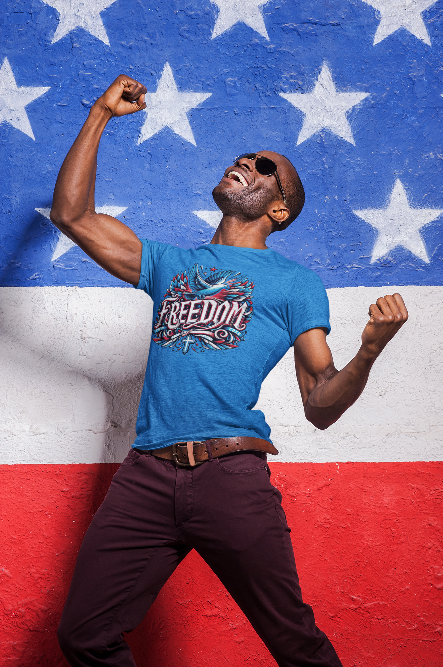 Freedom Graphic Tee, Unisex T-Shirt, Casual Wear, Summer Outfit, Gift for Freedom Lovers