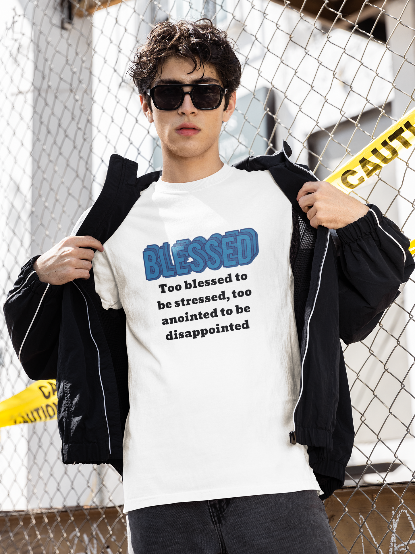 Blessed Unisex Jersey Short Sleeve Tee, Motivational T-Shirt, Positive Affirmation Shirt, Gift for Friends, Stress Relief Apparel