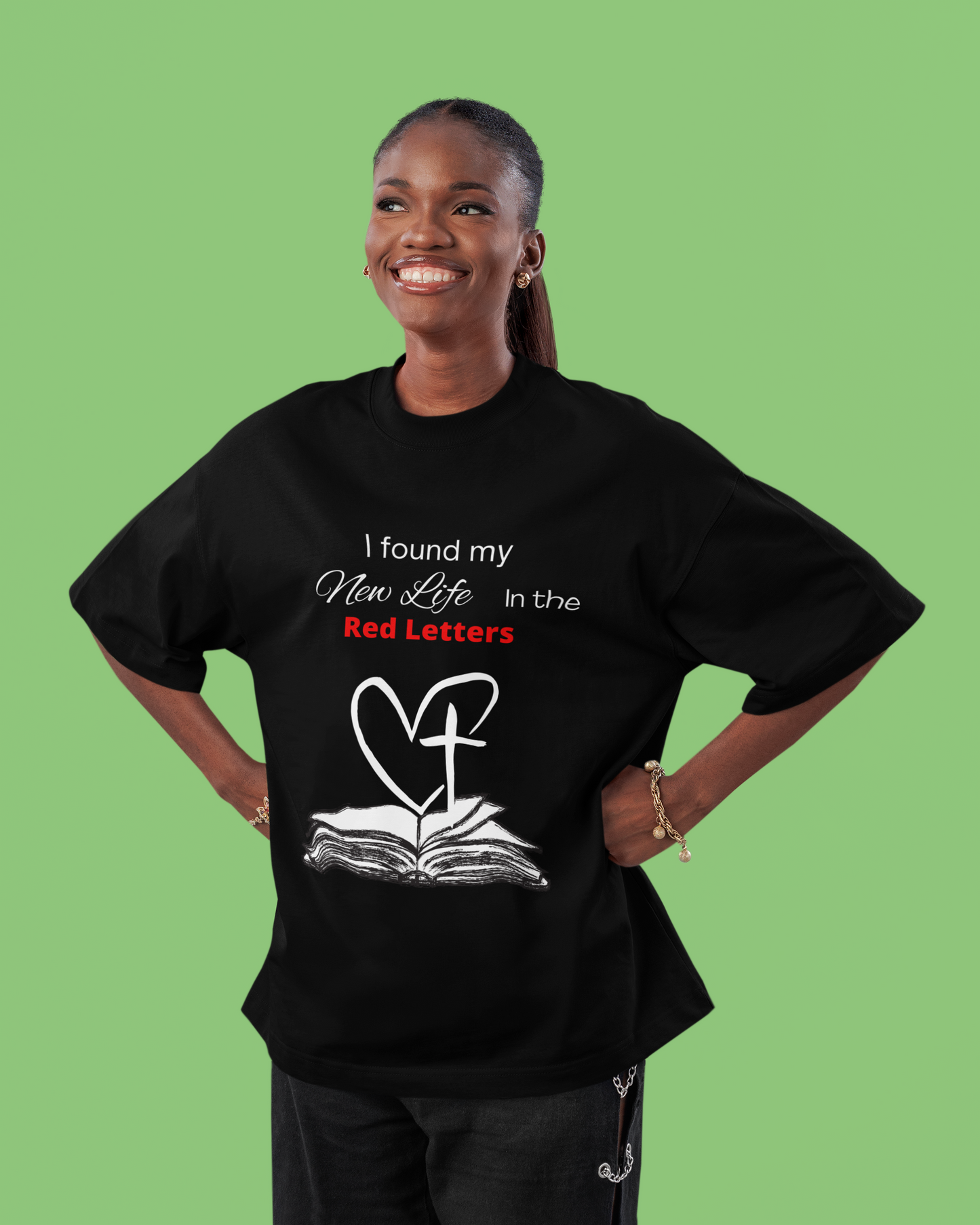 Faith-Inspired Short Sleeve Tee, Christian T-Shirt, Religious Apparel, Gift for Believers, Inspirational Outfit, Casual Faith Wear