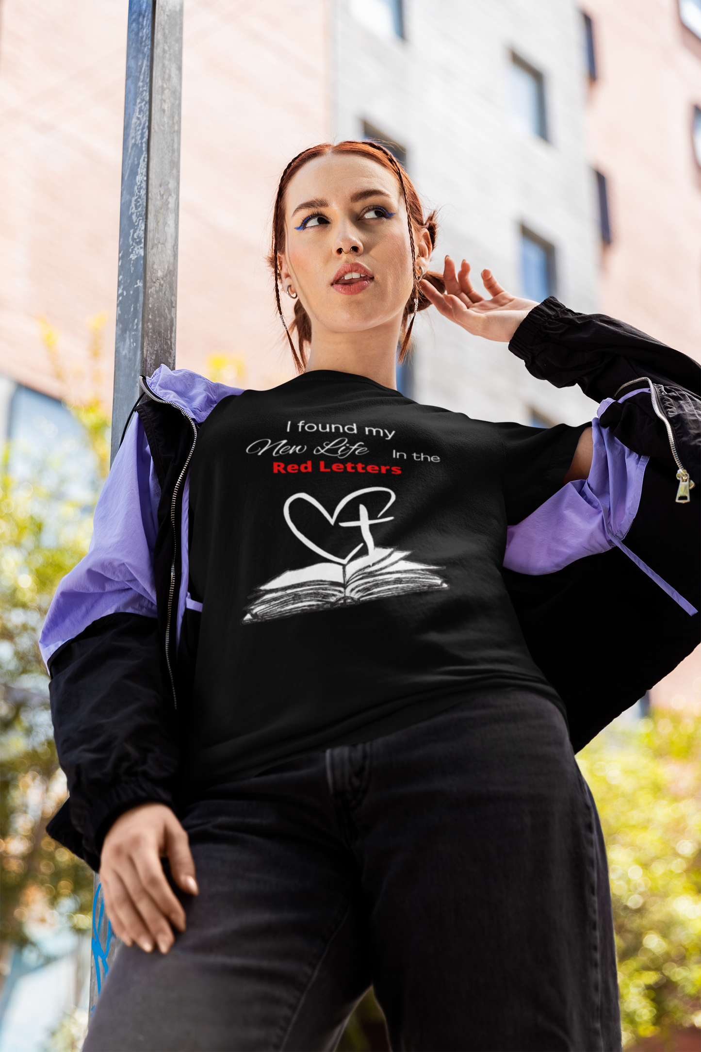 Faith-Inspired Short Sleeve Tee, Christian T-Shirt, Religious Apparel, Gift for Believers, Inspirational Outfit, Casual Faith Wear