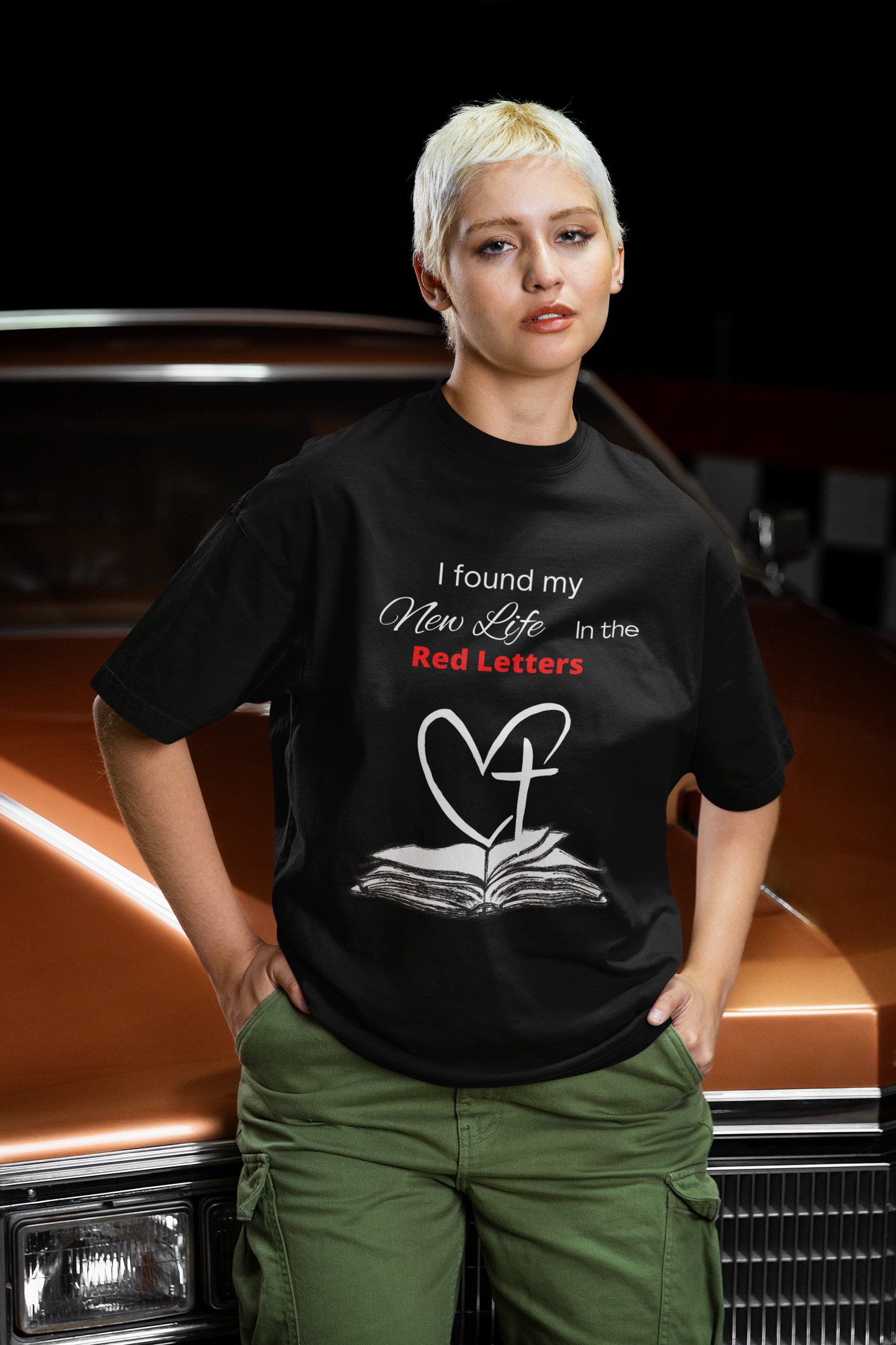 Faith-Inspired Short Sleeve Tee, Christian T-Shirt, Religious Apparel, Gift for Believers, Inspirational Outfit, Casual Faith Wear