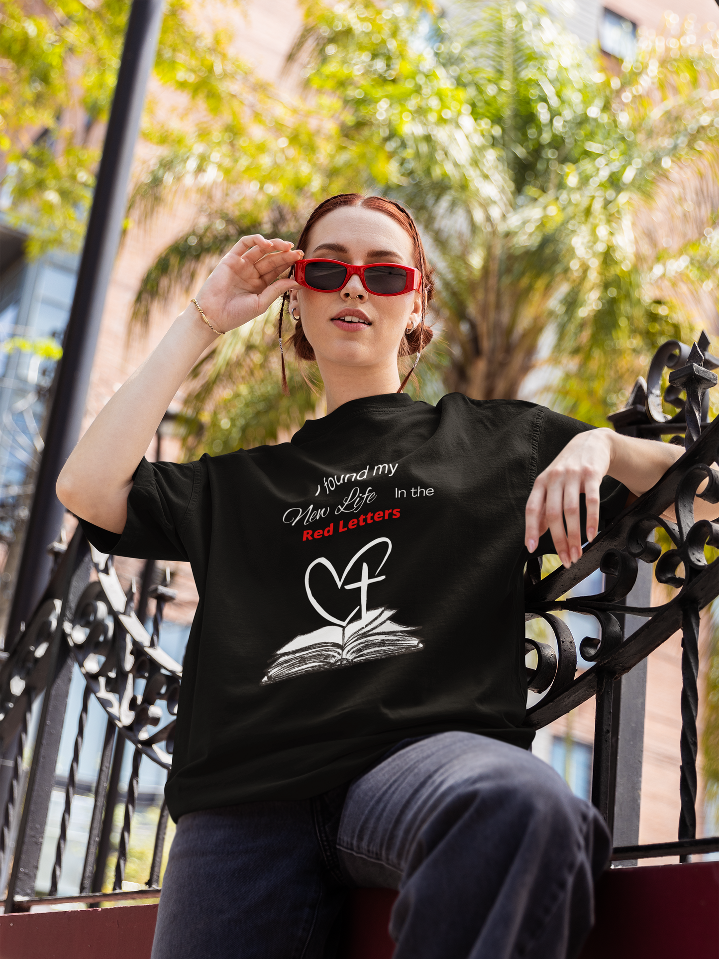 Faith-Inspired Short Sleeve Tee, Christian T-Shirt, Religious Apparel, Gift for Believers, Inspirational Outfit, Casual Faith Wear