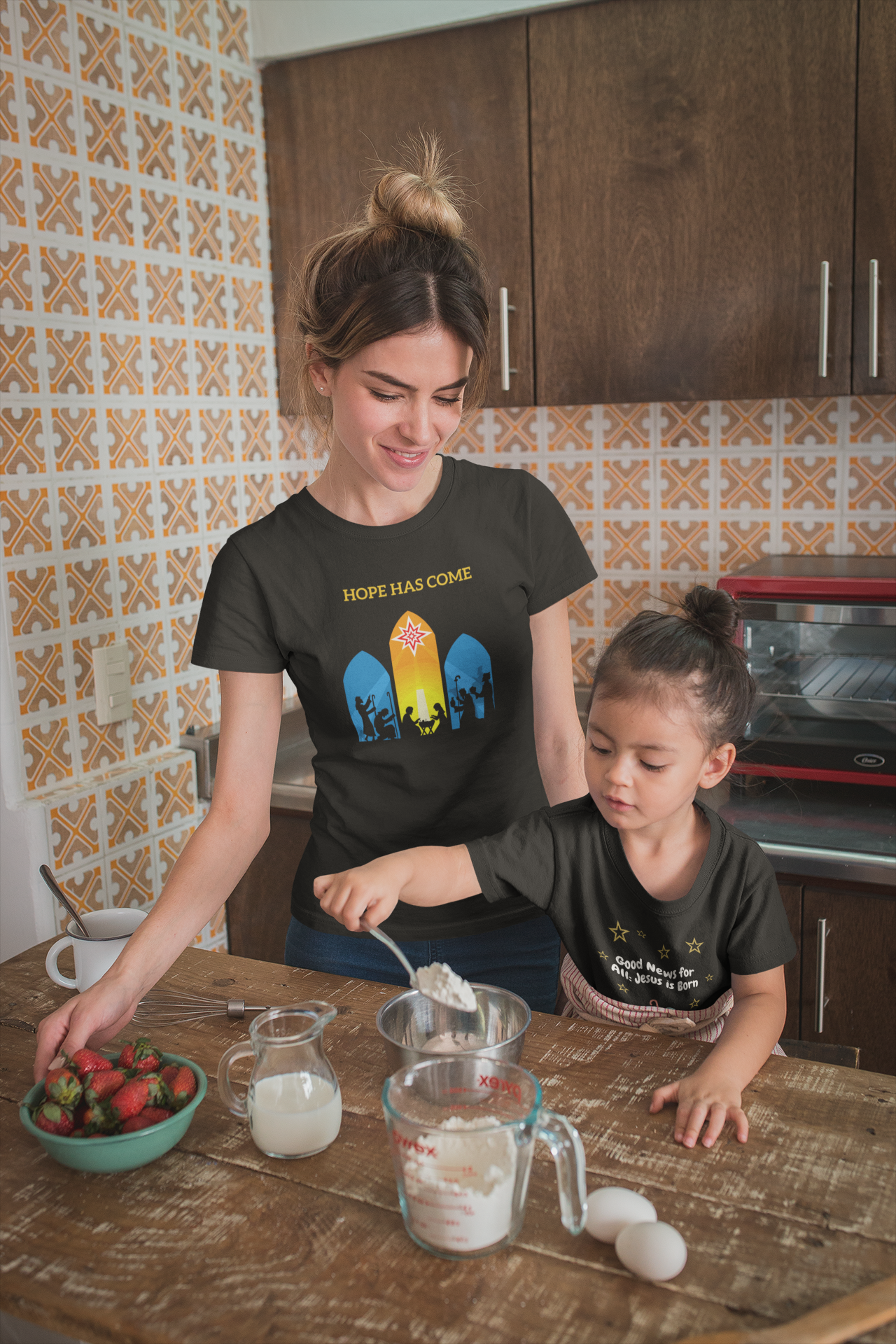 Hope Has Come Unisex Short Sleeve Tee, Inspirational Shirt, Christian Gift, Church Attire, Holiday Apparel, Casual Wear