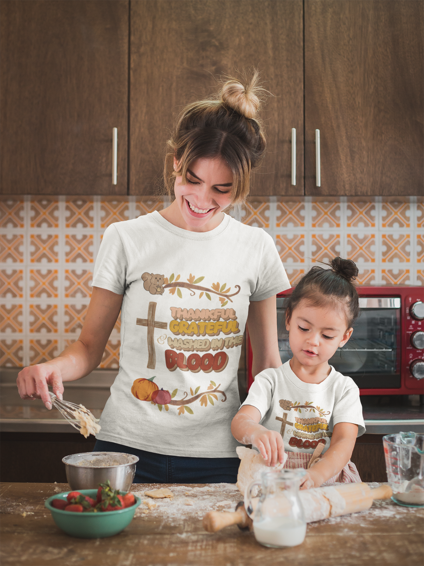 Thankful Grateful T-shirt, Unisex Fall Shirt, Thanksgiving Apparel, Autumn Clothing, Religious T-shirt, Harvest Celebration Wear