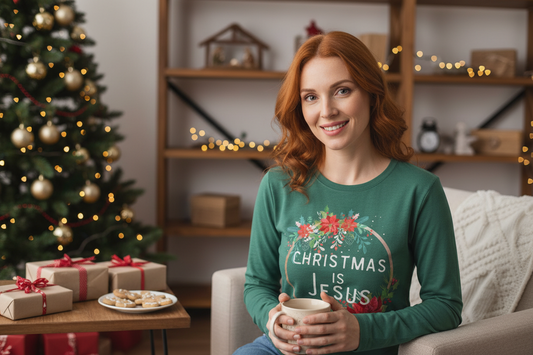 Christmas is Jesus Long Sleeve Tee for the Holidays