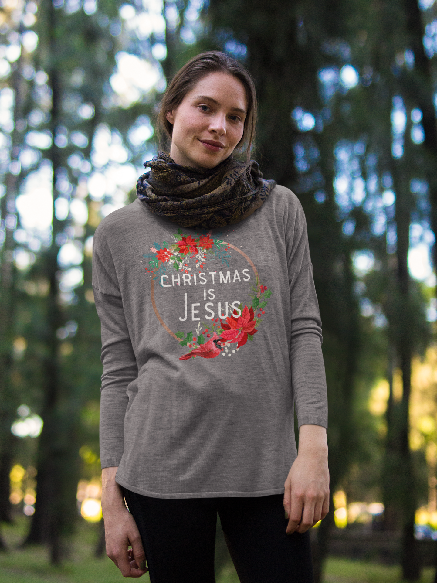 Christmas is Jesus Long Sleeve Tee for the Holidays