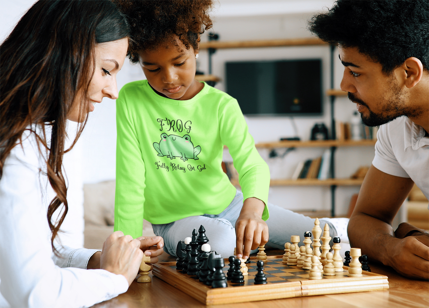 F.R.O.G. fully rely on God Youth Long Sleeve Tee great gift idea