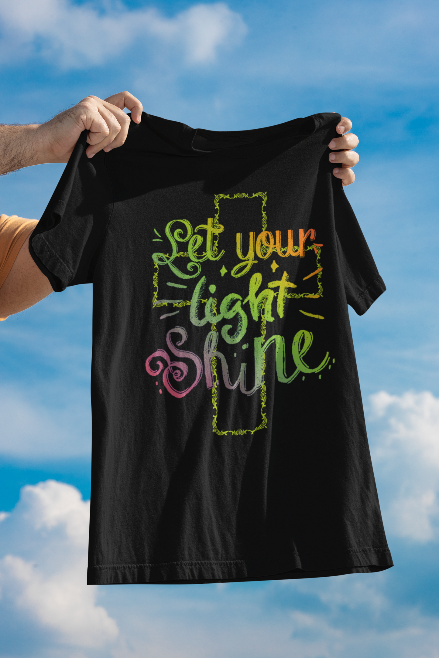 Inspirational Message Unisex Tee – "Let Your Light Shine"