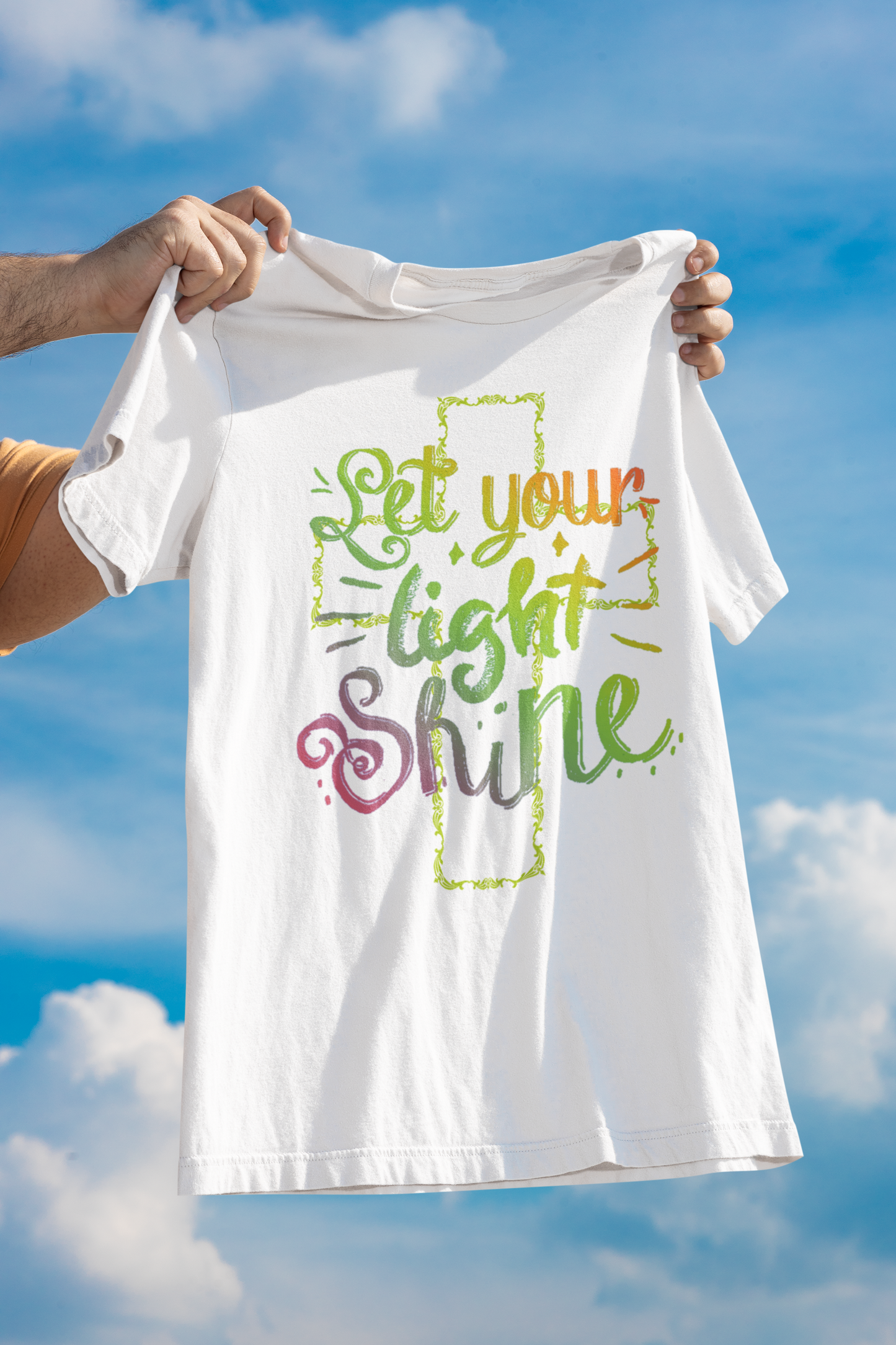 Inspirational Message Unisex Tee – "Let Your Light Shine"