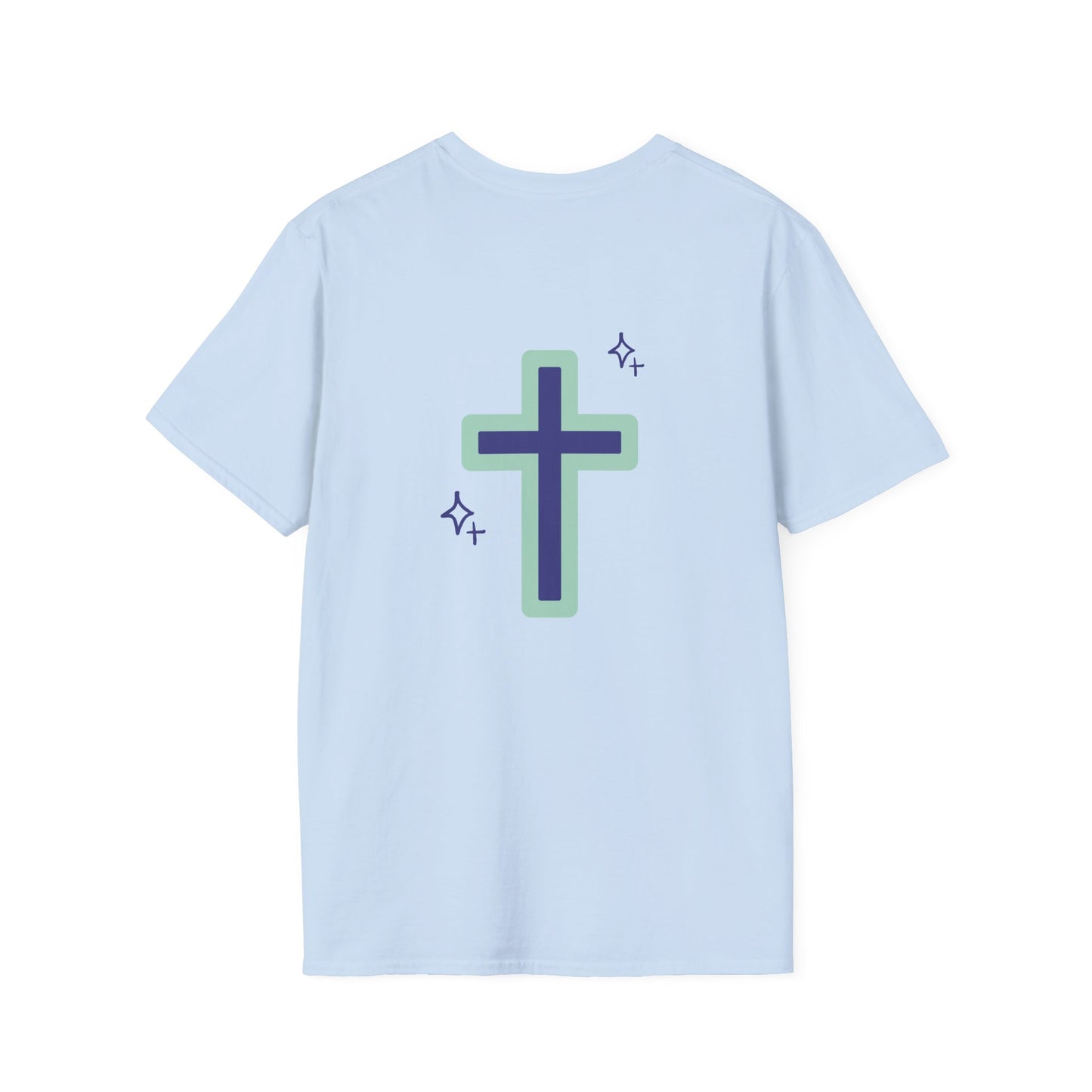 New Creation Butterfly Cross T-Shirt — 2 Corinthians 5:17 Christian Tee
