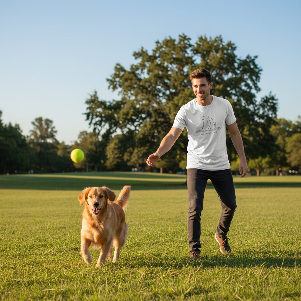 Pets & Faith Unisex Tee - All Creatures Great & Small, Cat & Dog T-Shirt, Animal Lovers Shirt, Bible Verse Tee, Christian Gift