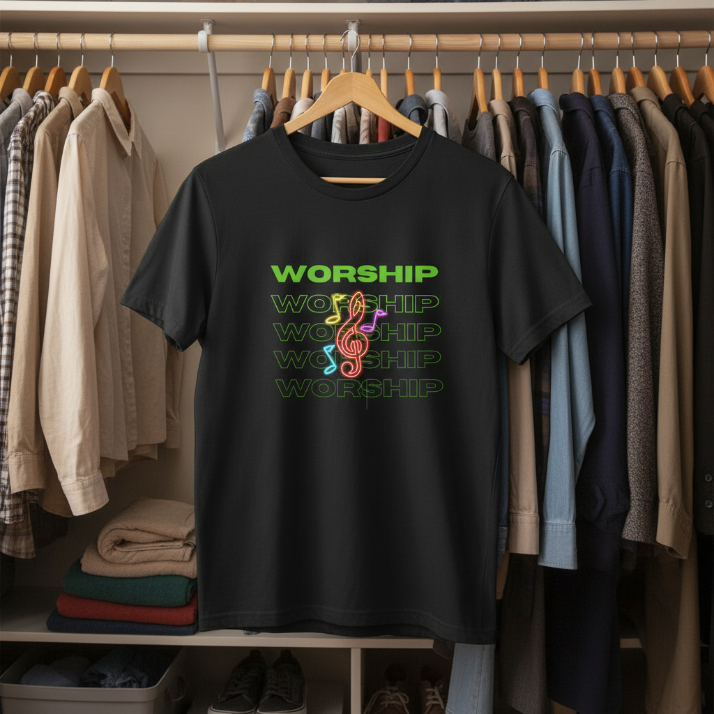 Neon Worship T Shirt - Unisex Jersey Short Sleeve Tee
