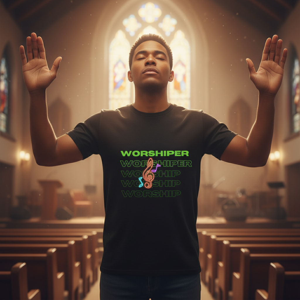 Neon Worship T Shirt - Unisex Jersey Short Sleeve Tee