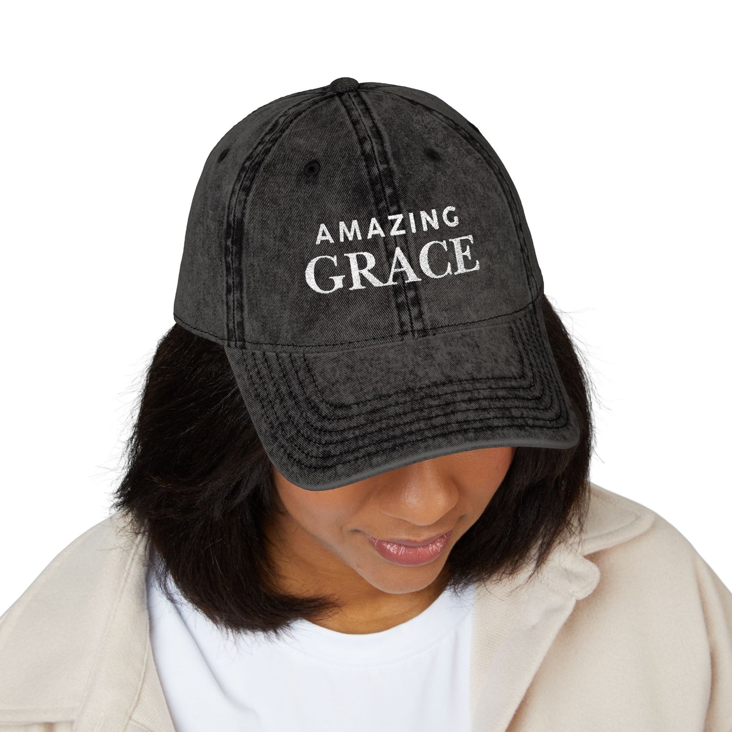 Amazing Grace Vintage Cap (Embroidery)