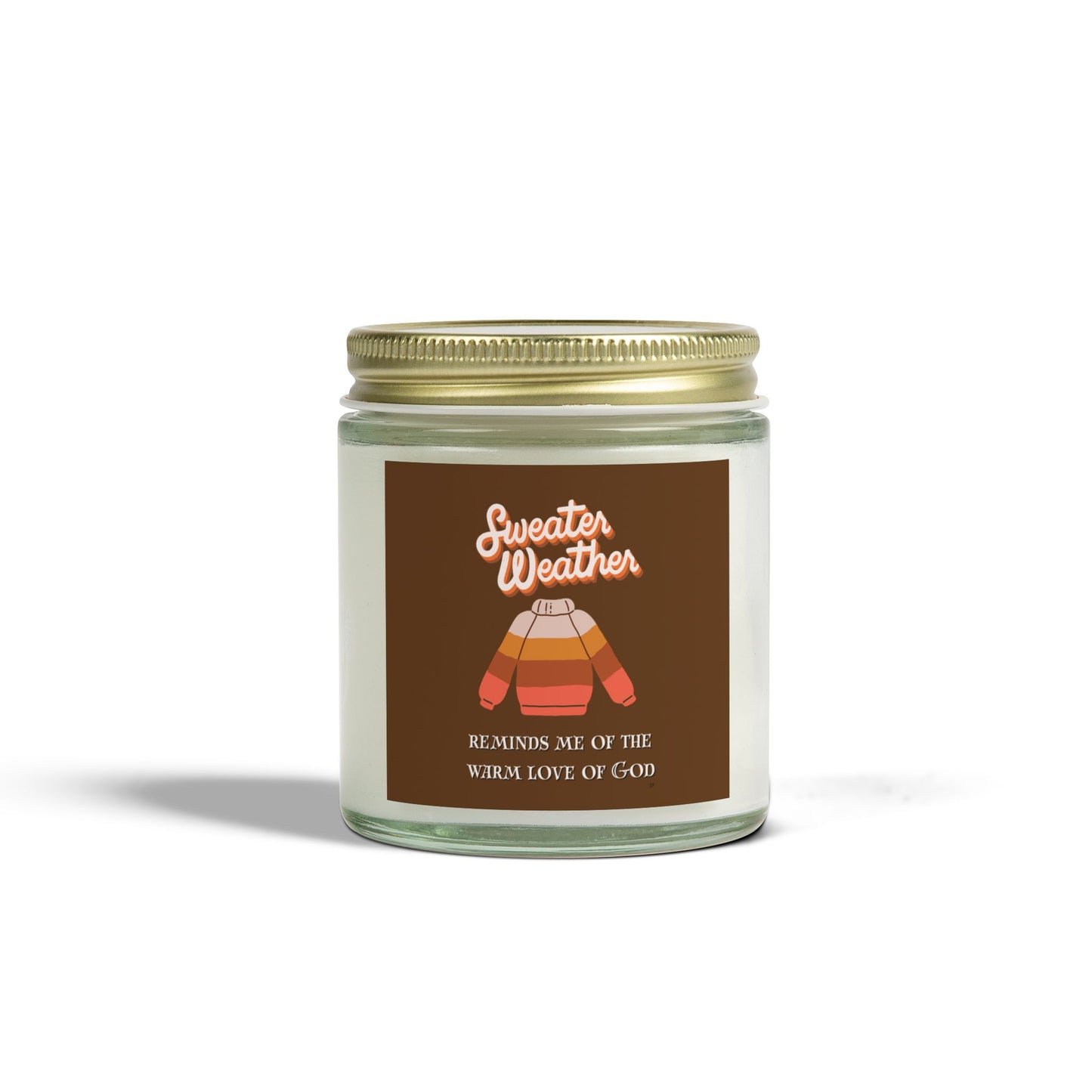 Coconut Apricot Scented Candle - Cozy Fall Vibes, Perfect Gift for Home, Aromatherapy, Relaxation, Winter Decor, Seasonal Candle