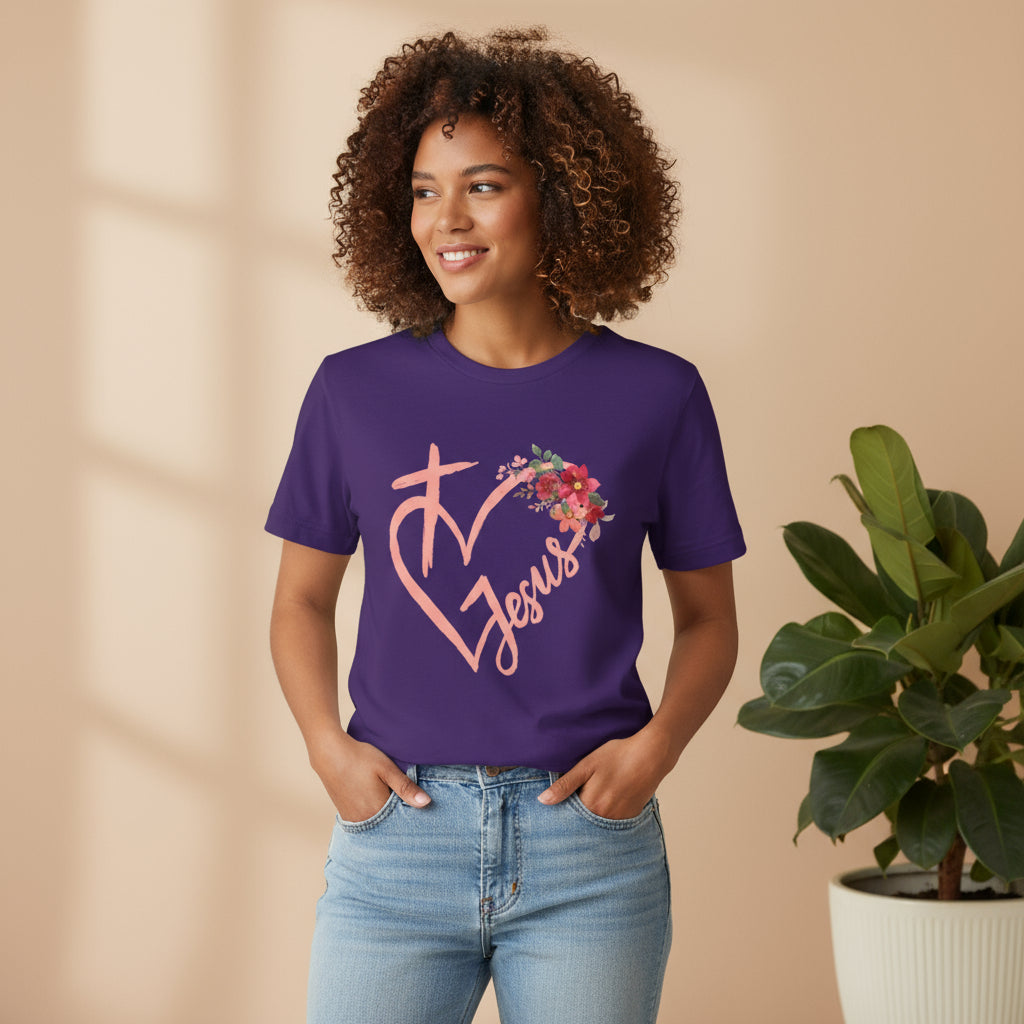 Jesus Heart Short Sleeve Tee