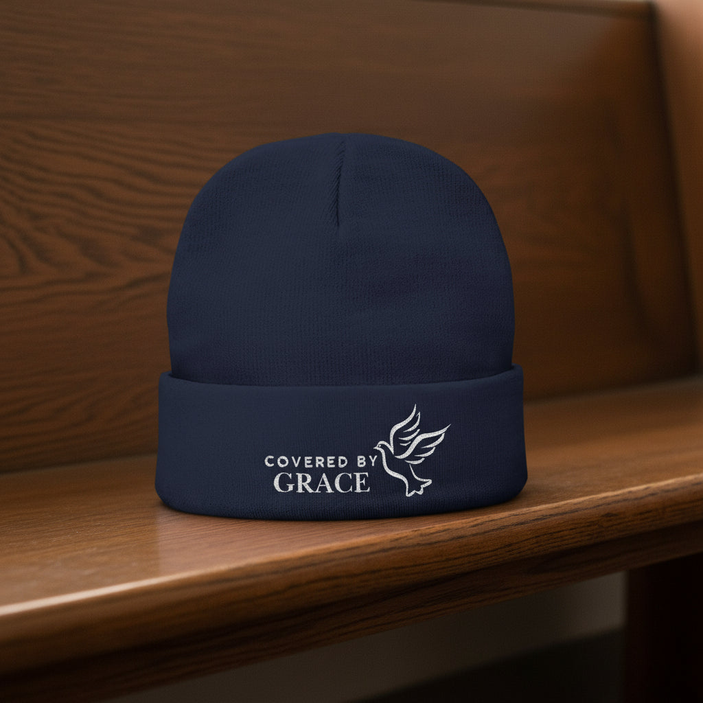 Embroidered Knit Beanie - Stylish Winter Essential