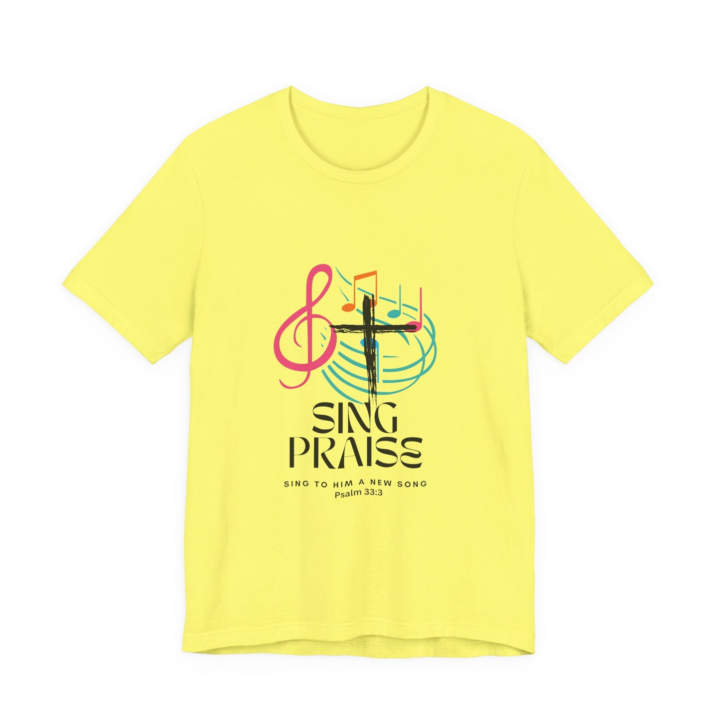 Praise Music Tee, Ideal for Church Events, Faith-Based Gifts, Relaxed Weekend Wear, Uplifting Message Shirt, Perfect for Christians