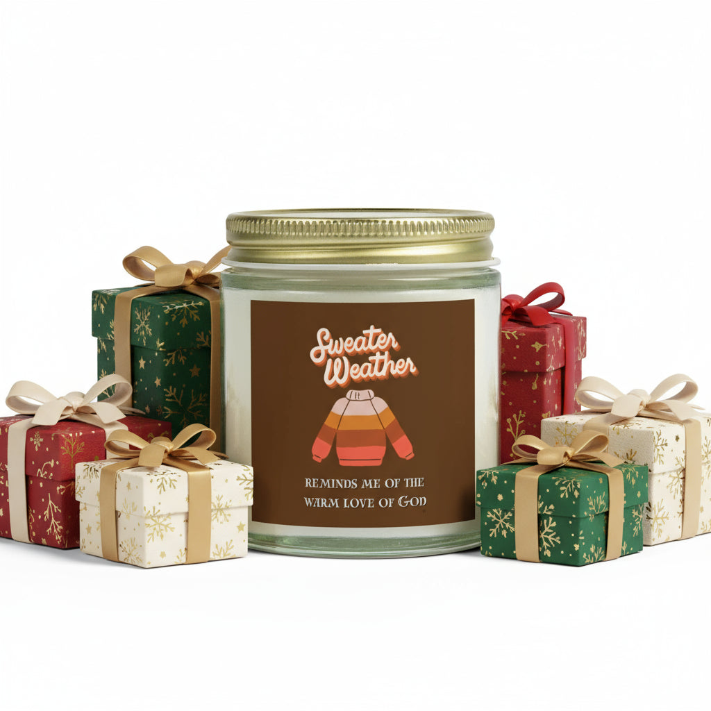 Coconut Apricot Scented Candle - Cozy Fall Vibes, Perfect Gift for Home, Aromatherapy, Relaxation, Winter Decor, Seasonal Candle