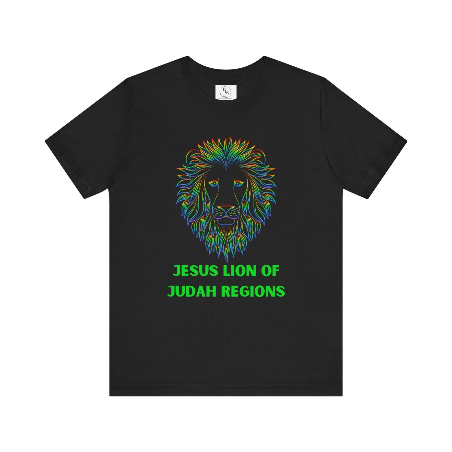 Jesus, the Lion of Judah Reign neon t shirt - Jersey Short Sleeve Tee