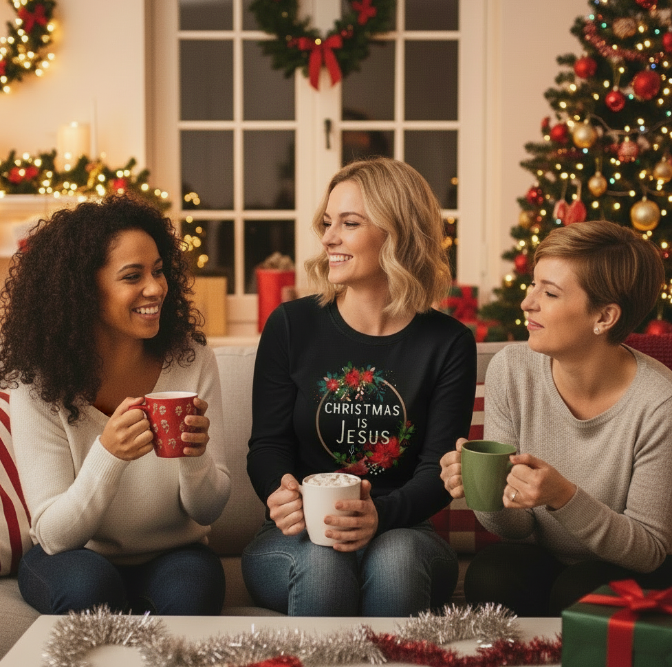 Christmas is Jesus Long Sleeve Tee for the Holidays