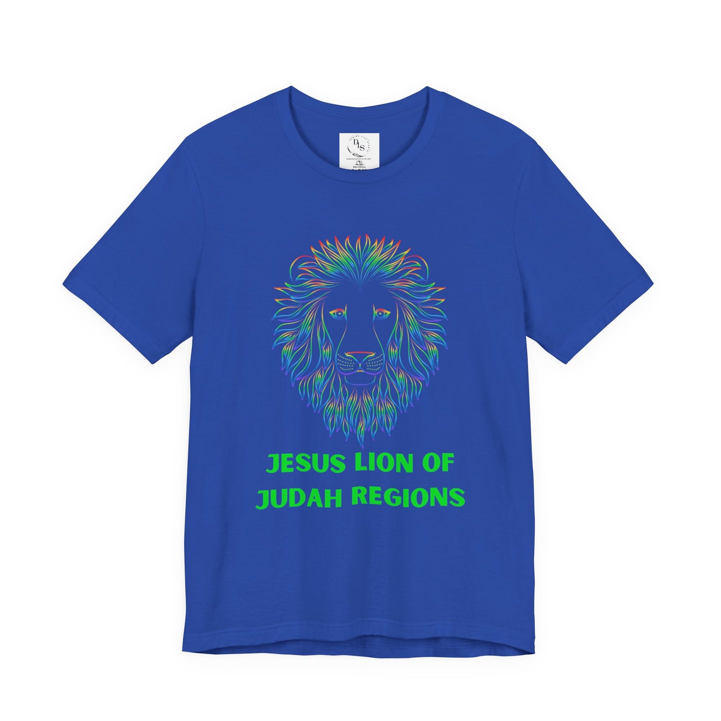 Jesus, the Lion of Judah Reign neon t shirt - Jersey Short Sleeve Tee