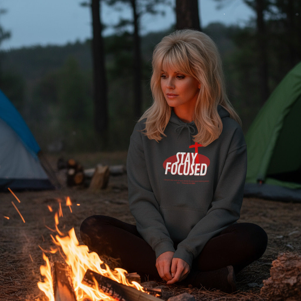 Stay Focused on Jesus T Shirt with BIble Verse