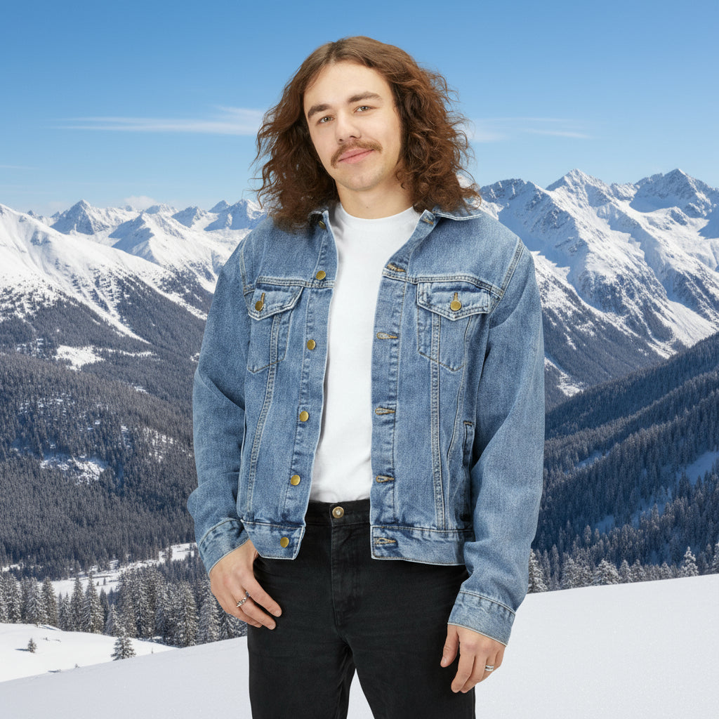 Child of God-Inspired Men's Denim Jacket