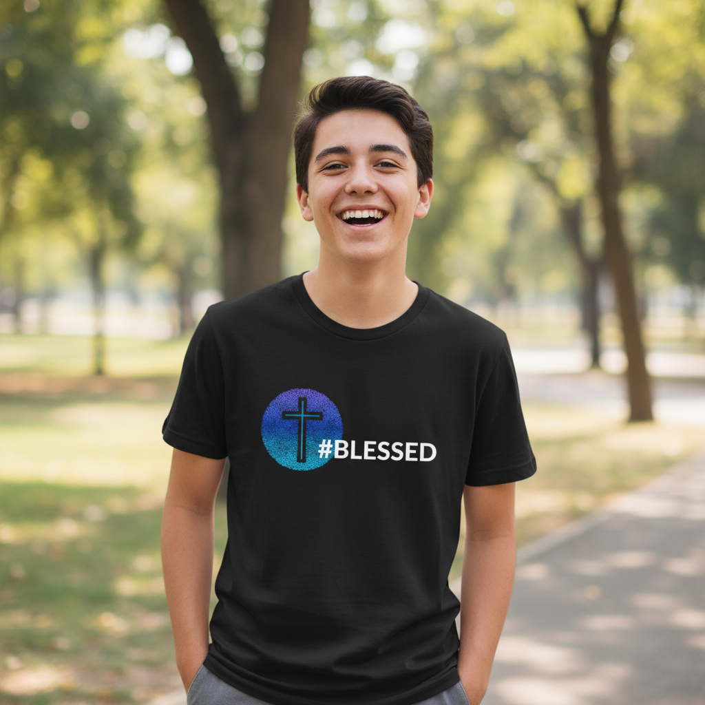 Hashtag Blessed - Short Sleeve Tee
