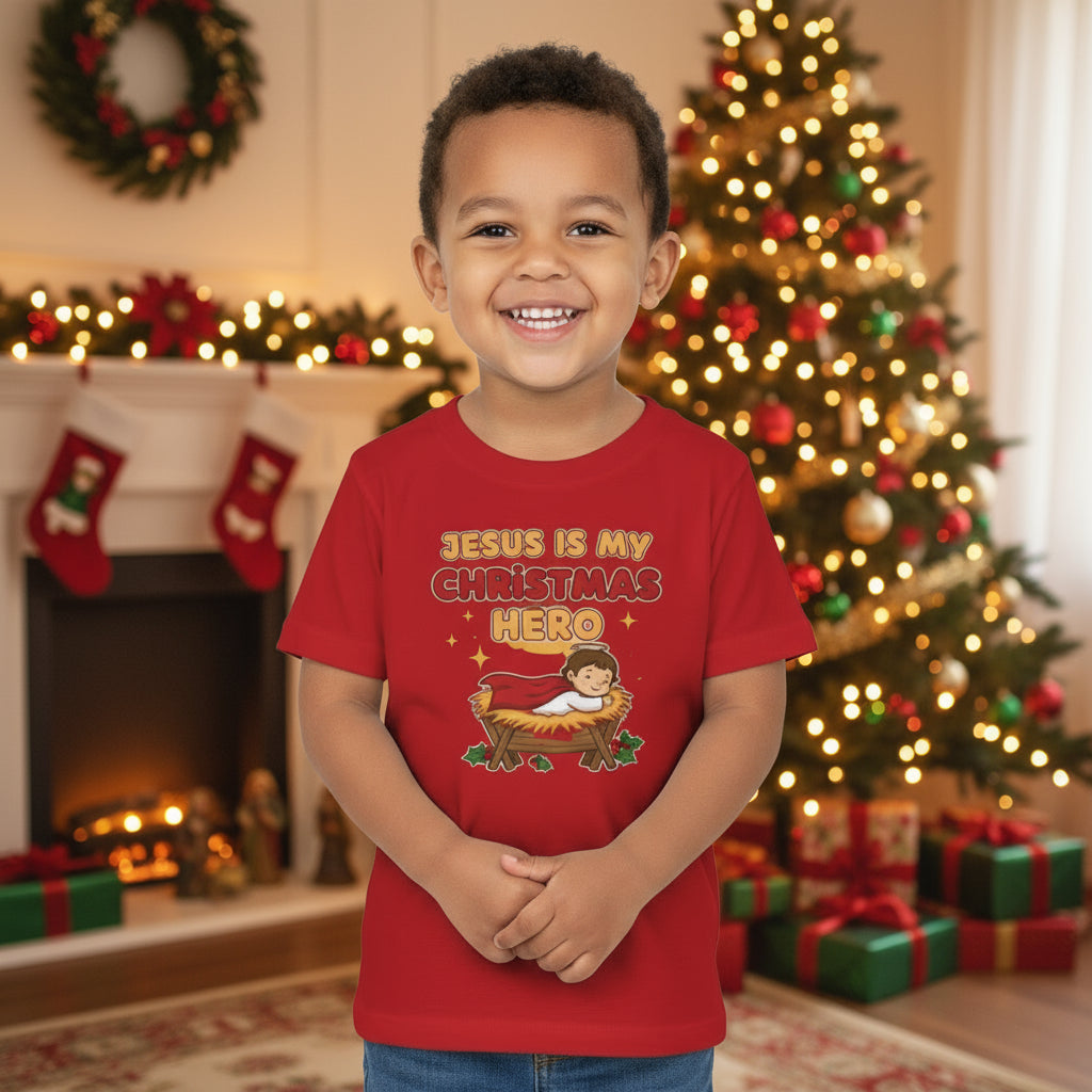 Jesus is My Christmas Hero Youth Tee