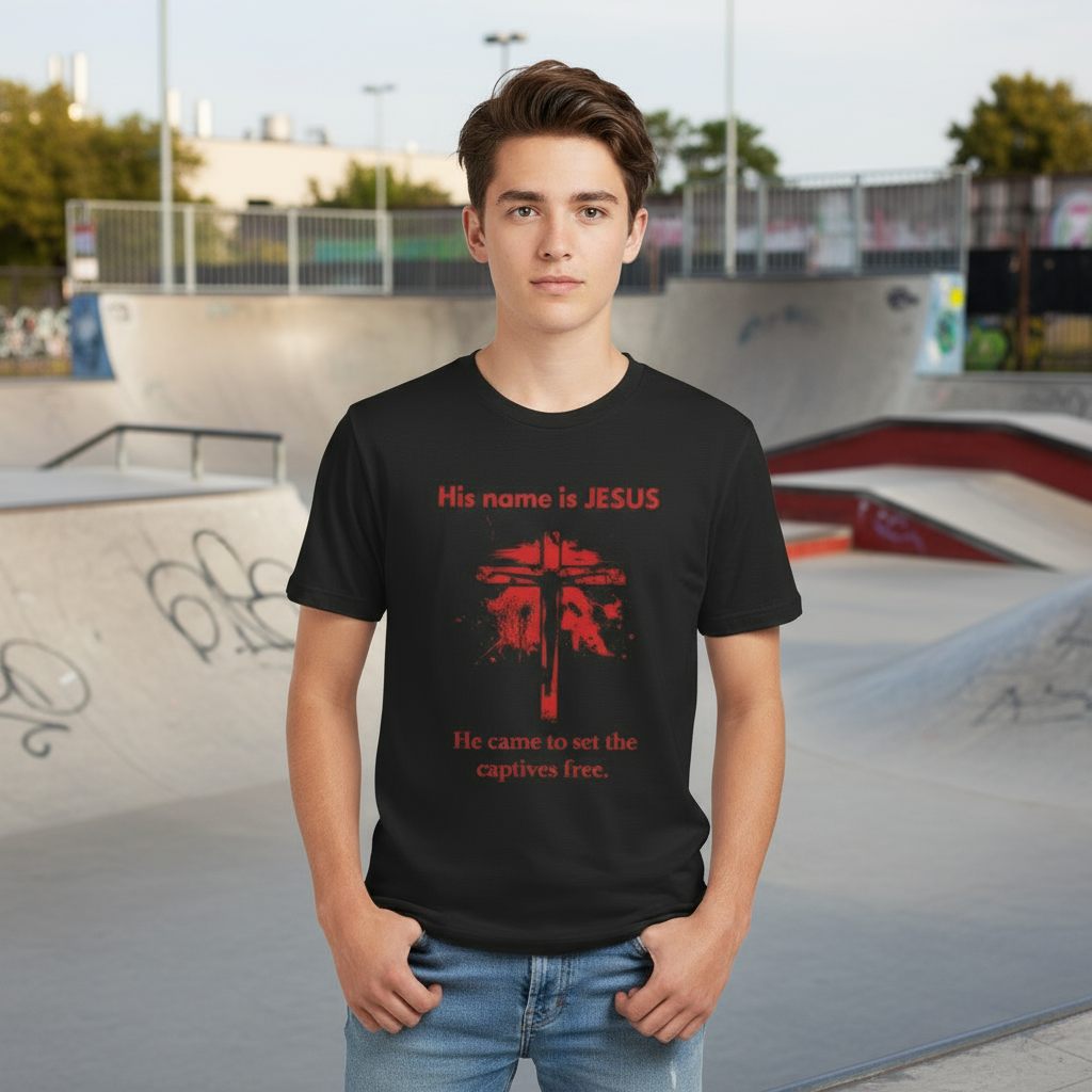 He came to say the captives' free tee shirt