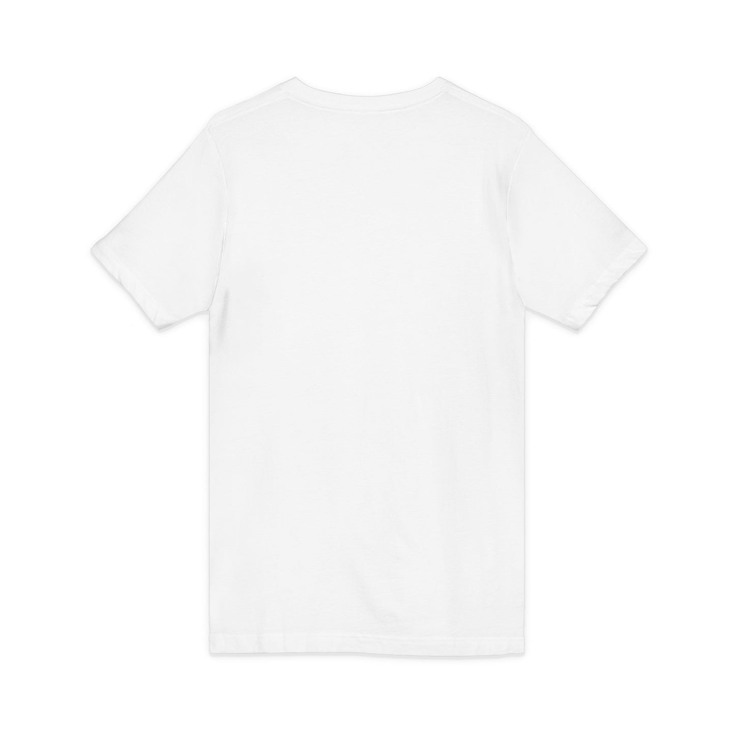Cancer Survivor V-Neck Tee — "By His Stripes I Am Healed" Faith & Pink Ribbon Shirt
