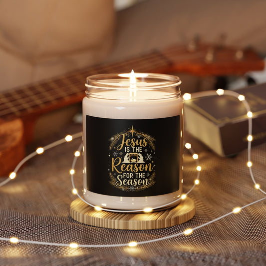 Jesus Reason for the Season Scented Soy Candle - 9oz