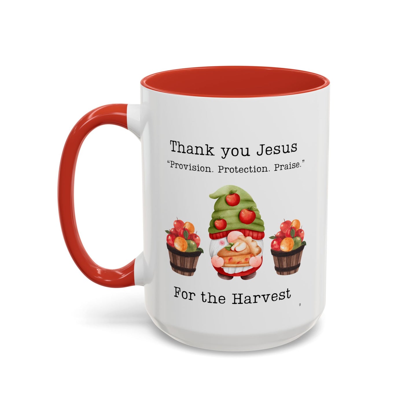 Thank You Jesus Harvest Coffee Mug - Inspirational Gift, Religious Mugs for Thanksgiving, Fall Decor, Kitchen Supplies, Christian Gifts