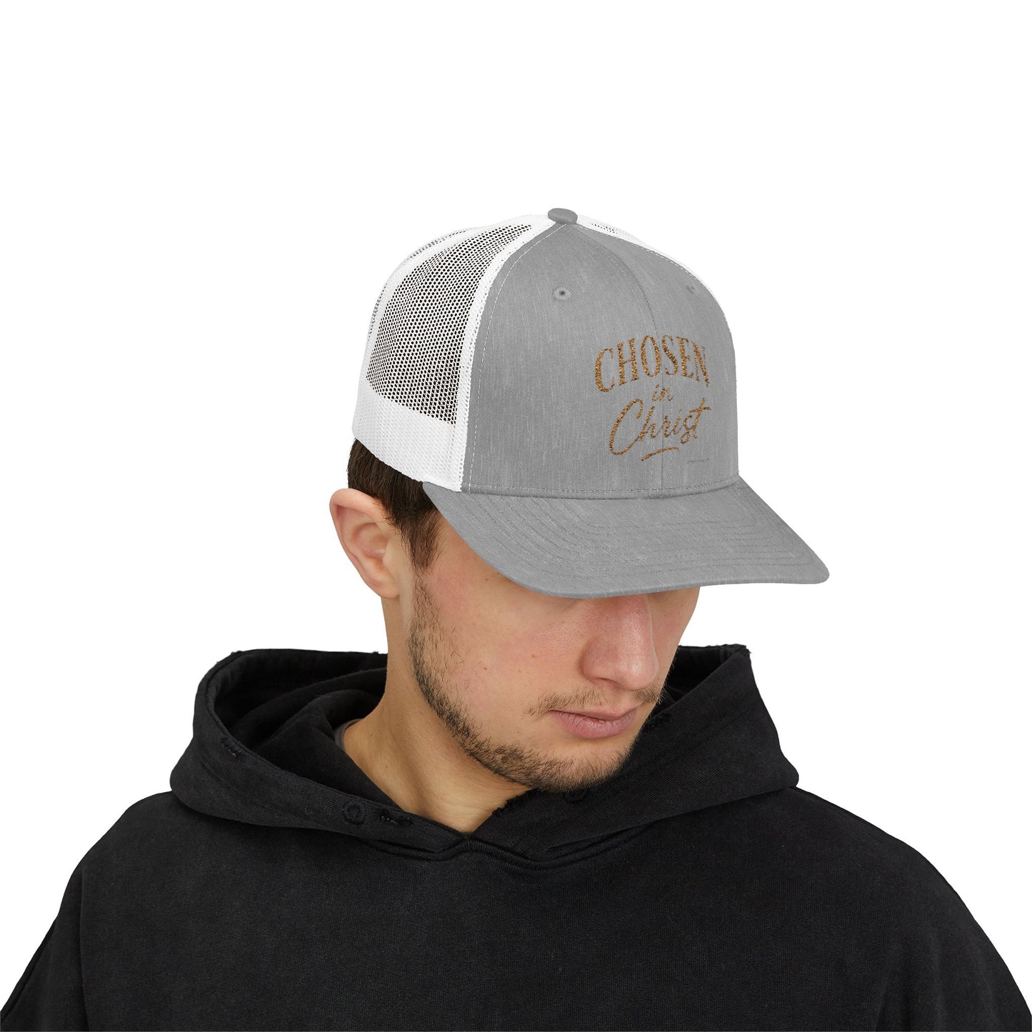 Chosen in Christ Snapback Trucker Hat — Christian Faith Baseball Cap