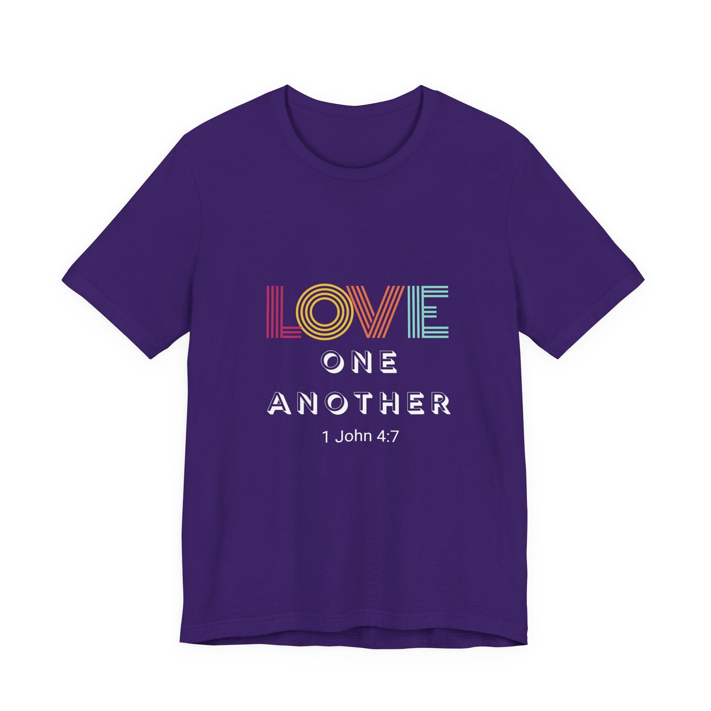 Love One Another T Shirt Short Sleeve Tee