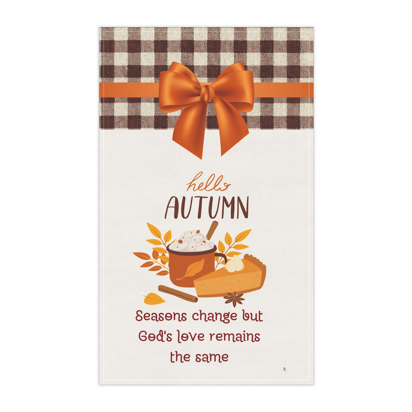 Cozy Autumn Tea Towels, Seasonal Kitchen Decor, Gift for Hosts, Fall Decor, Thanksgiving Accessory