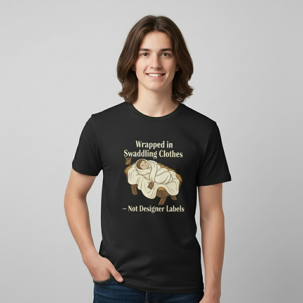 Wrapped in swaddle cloth, not designer owners