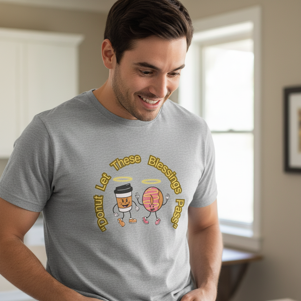 Donut, let these blessings pass you buy. Jersey Short Sleeve Tee