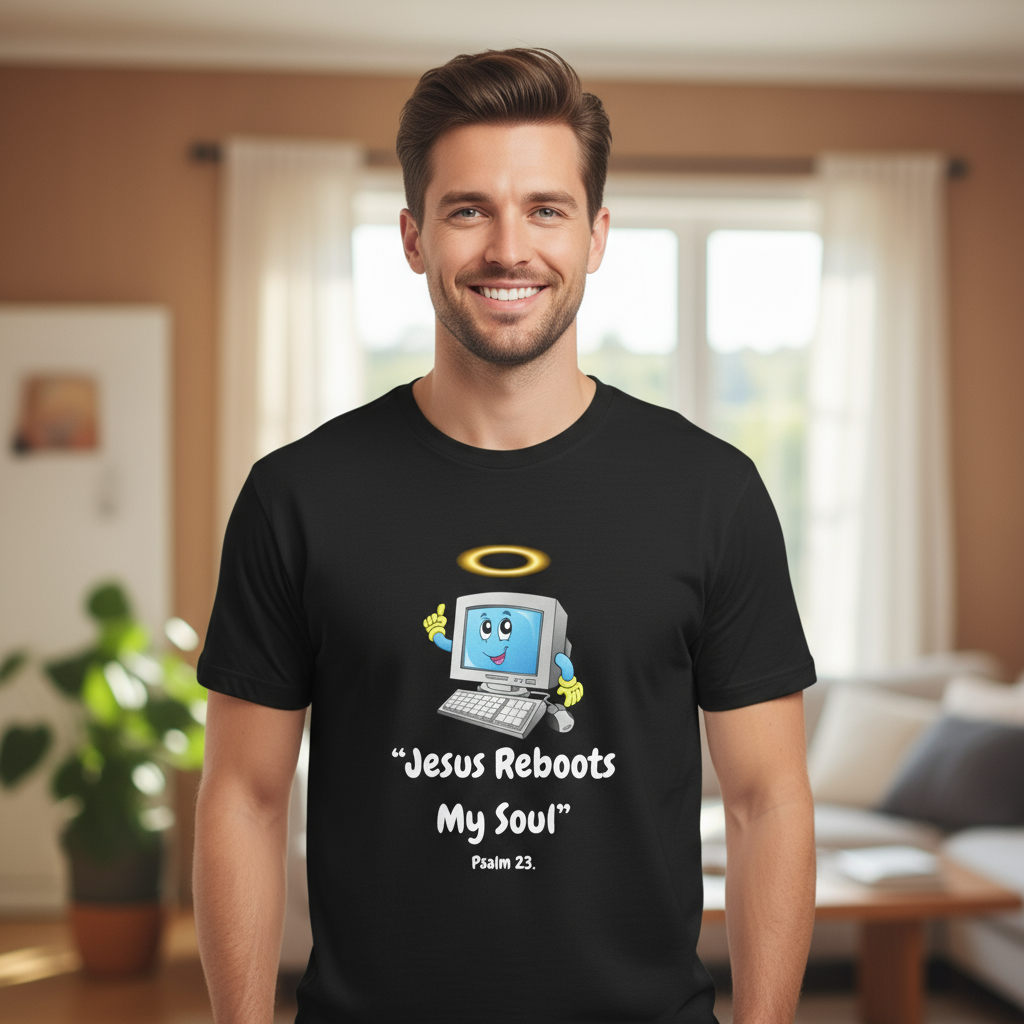 Jesus Reboots my Soul - Sleeve Tee