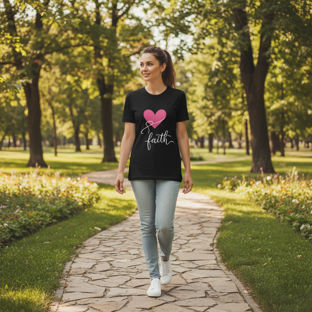 Heart Pattern Unisex Tee, Casual Love Shirt, Gift for Friends, Valentine's Day Top, Everyday Wear, Cute Heart Print T-Shirt
