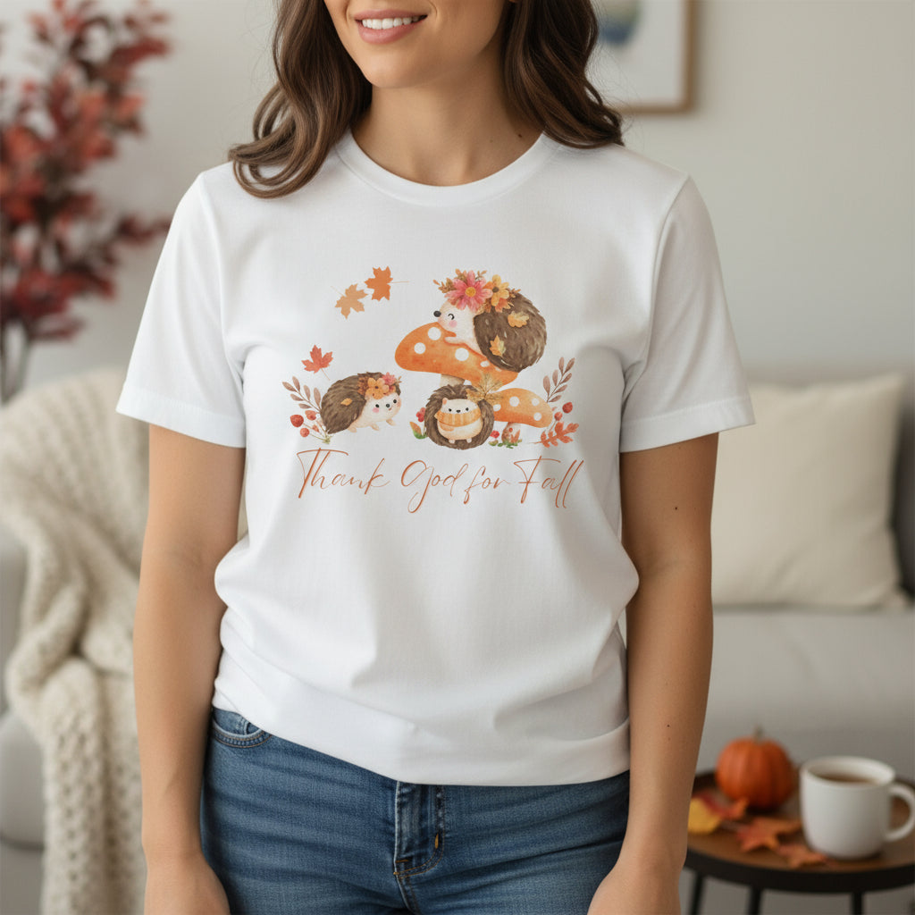Thank God for the fall. Short Sleeve Tee