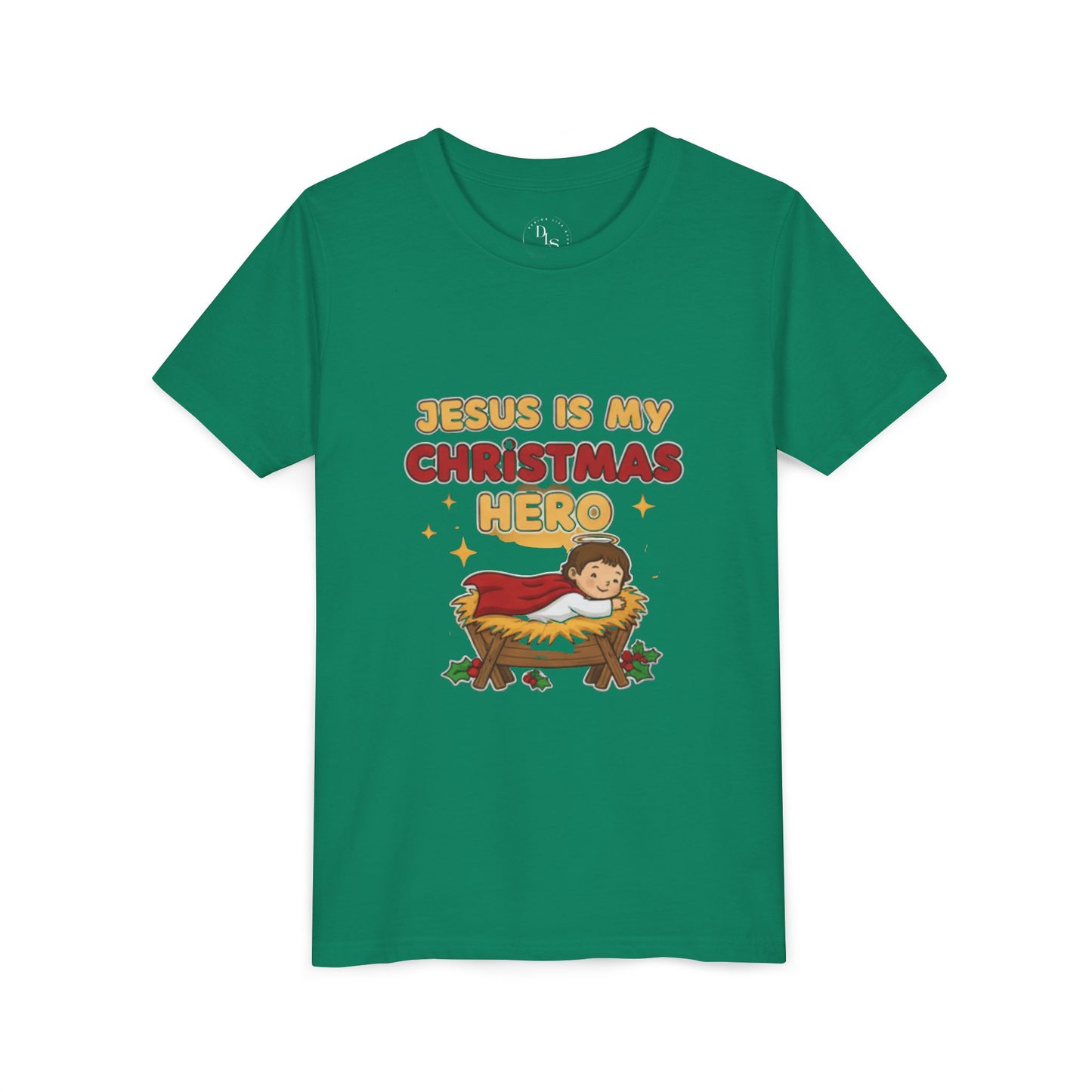 Jesus is My Christmas Hero Youth Tee